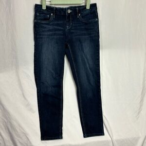 Women’s Aeropostale Lola cropped jagging 9/10 regular normal stretch dark wash